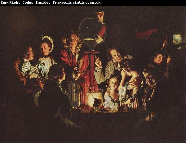 Joseph wright of derby An Experiment on a Bird in the Air Pump